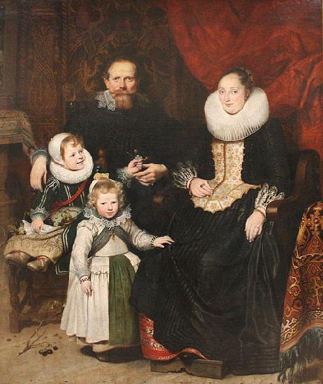 Cornelis de Vos Zelfportret van de kunstenaar en zijn familie